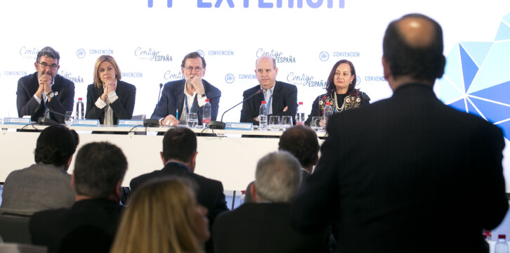 Mariano Rajoy preside la reunión de trabajo de PP en el Exterior