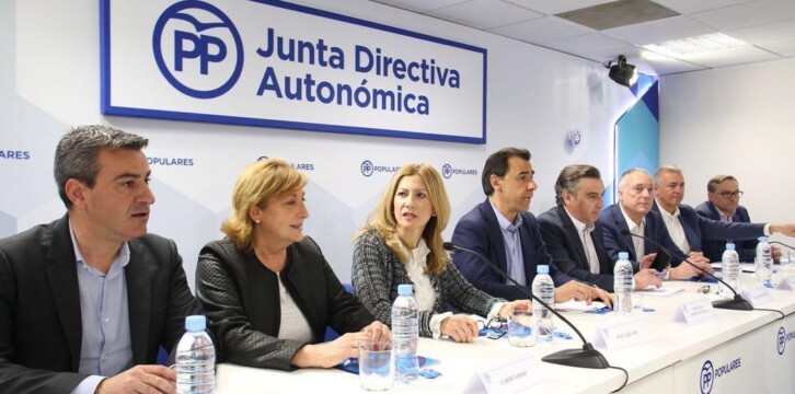 Fernando Martínez Maillo participa en la Junta Directiva del PP de Aragón