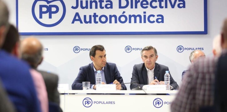Fernando Martínez Maillo participa en la Junta Directiva del PP de Aragón