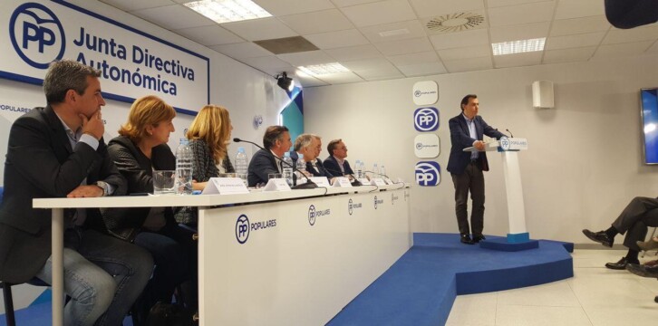 Fernando Martínez Maillo participa en la Junta Directiva del PP de Aragón