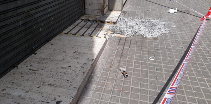 Intento de incendio de la sede del PPC