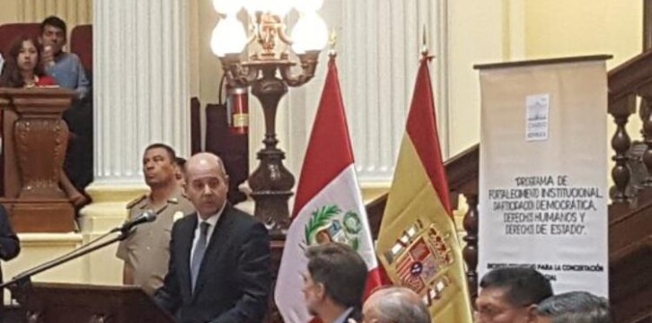 Ramón Moreno participa en el Encuentro Iberoamericano para la Concertación Política y Social, en Perú