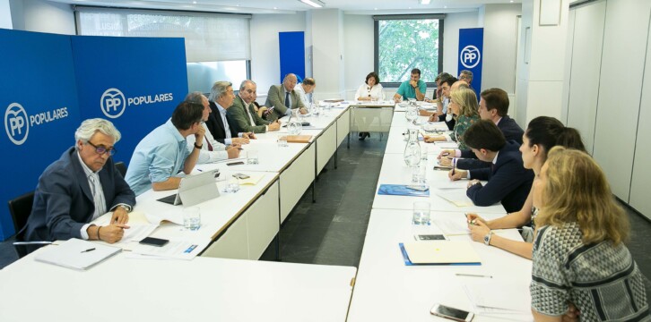 Reunión del Comité Organizador del Comité del 19 Congreso Nacional Extraordinario del Partido Popular
