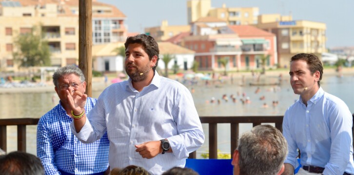 Teodoro Garcia Egea en un acto del PP de Murcia