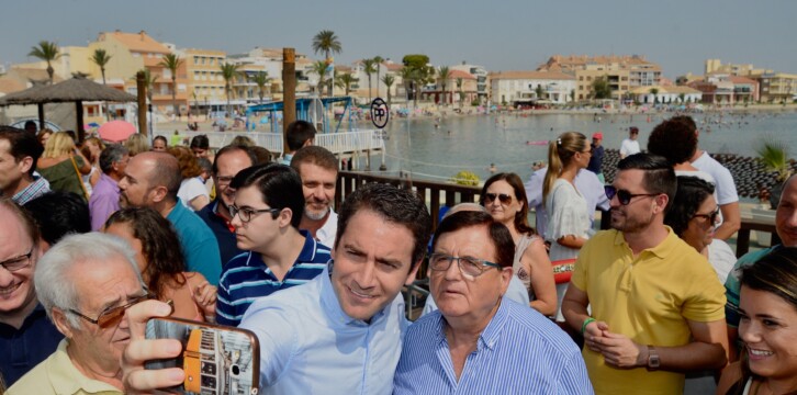 Teodoro Garcia Egea en un acto del PP de Murcia