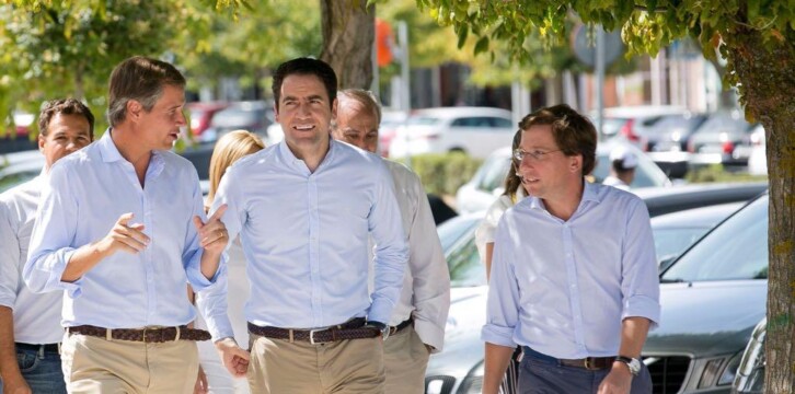Teodoro García Egea en el acto 
