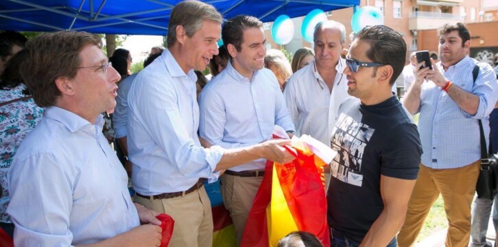 Teodoro García Egea en el acto 
