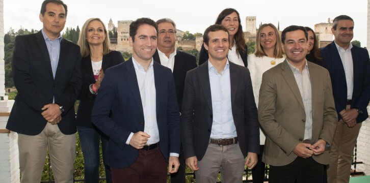 Presentación de los cabeza de lista del PP para las elecciones andaluzas