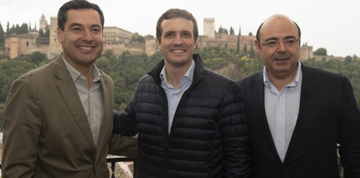 Presentación de los cabeza de lista del PP para las elecciones andaluzas