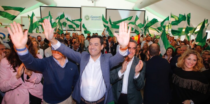 El presidente del PP de Andalucía, y candidato a las elecciones andaluzas, Juanma Moreno