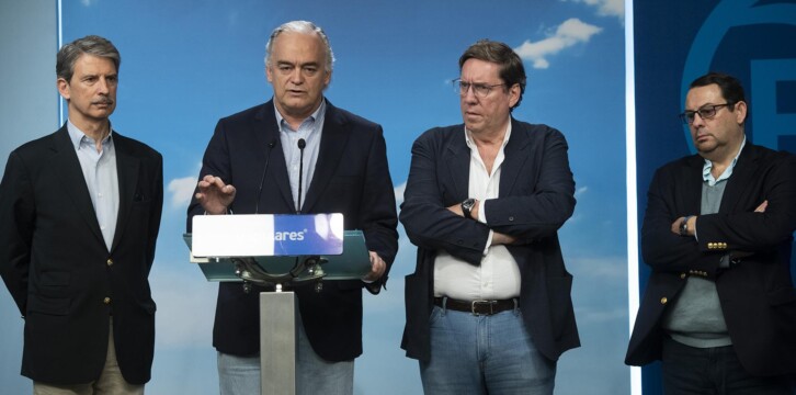 Rueda de prensa de Esteban González Pons