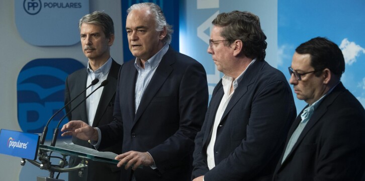 Rueda de prensa de Esteban González Pons