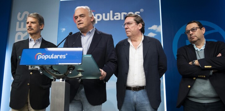 Rueda de prensa de Esteban González Pons