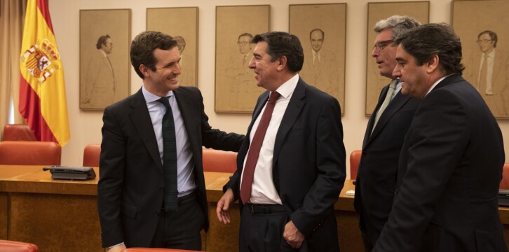 Reunión del Grupo Parlamentario del Partido Popular en el Congreso de los Diputados