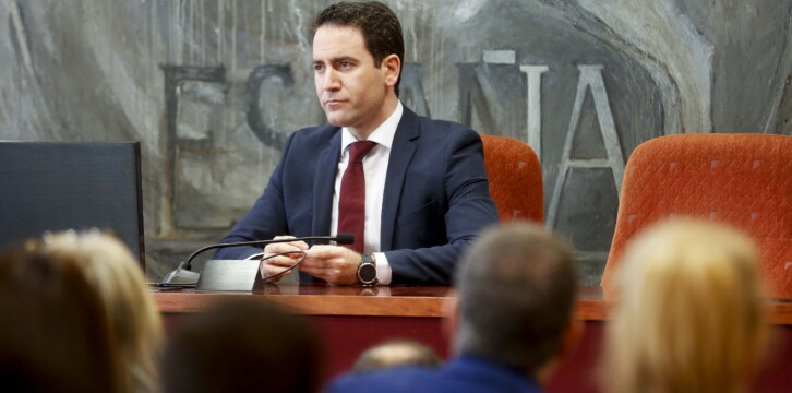 Teodoro García Egea asiste a la conferencia Block Chain Universidad de Sevilla