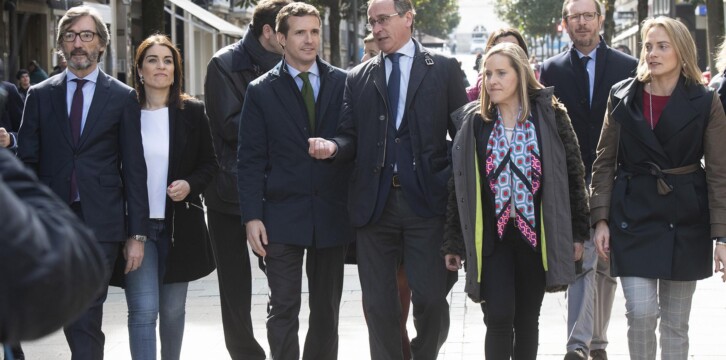 Visita a Vitoria de Pablo Casado