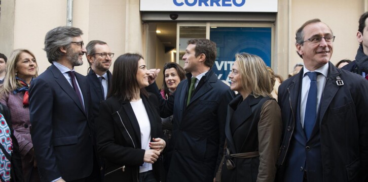Visita a Vitoria de Pablo Casado