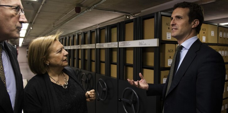 Visita al archivo Histórico de Simancas, Valladolid