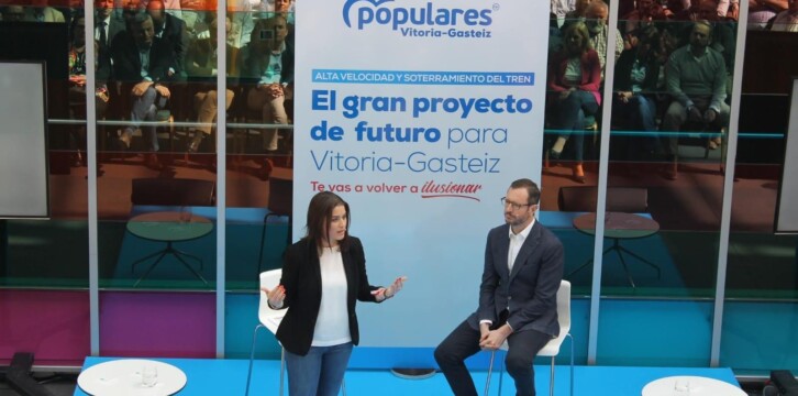 Javier Maroto, participa en la presentación del Proyecto del Partido Popular para la Alta Velocidad y el Soterramiento del tren