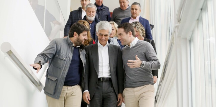 Teodoro García Egea en el acto del 40 aniversario del trasvase Tajo-Segura