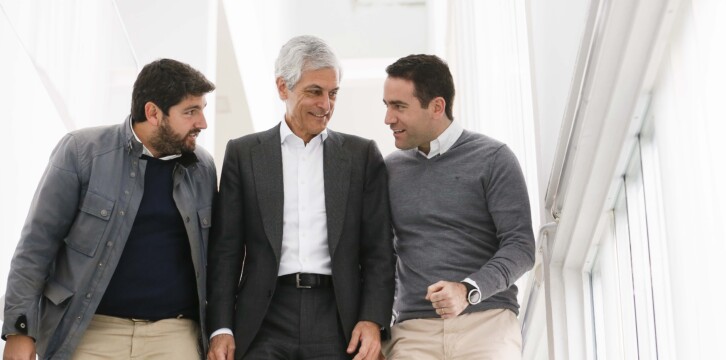 Teodoro García Egea en el acto del 40 aniversario del trasvase Tajo-Segura