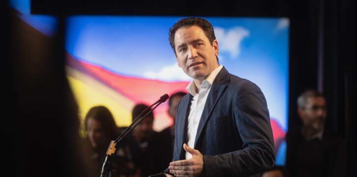 Teodoro García Egea en la presentación de los cabezas de lista del PP al Congreso de los Diputados