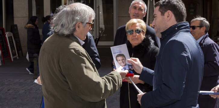 Teodoro García Egea en Segovia