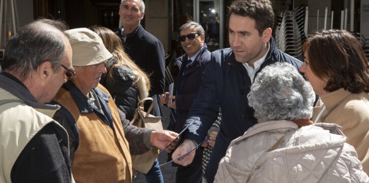 Teodoro García Egea en Segovia
