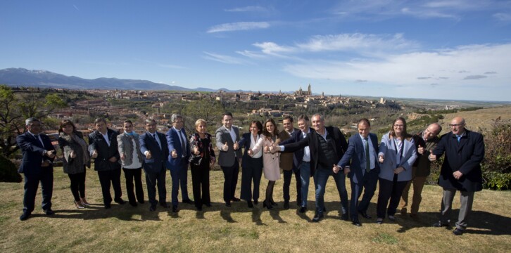 Teodoro García Egea en Segovia