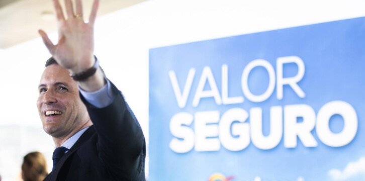 Pablo Casado en la presentación del programa electoral en Barcelona