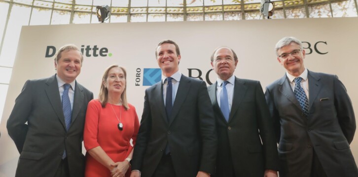 Pablo Casado en el Foro ABC