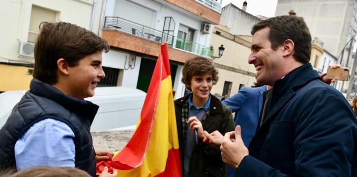 Pablo Casado en Cáceres