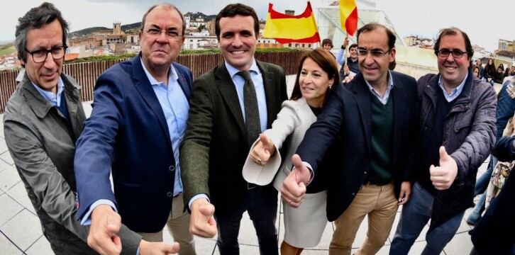 Pablo Casado en Cáceres