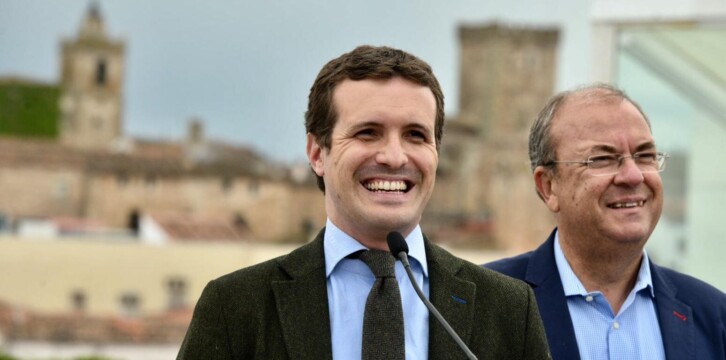 Pablo Casado en Cáceres