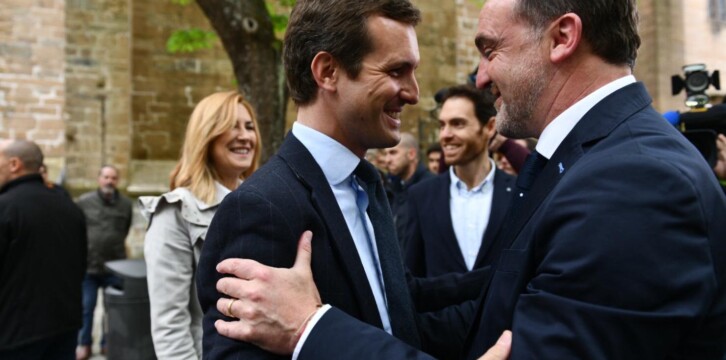 Pablo Casado en Pamplona