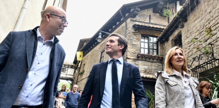 Pablo Casado en Pamplona
