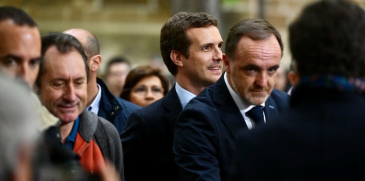 Pablo Casado en Pamplona