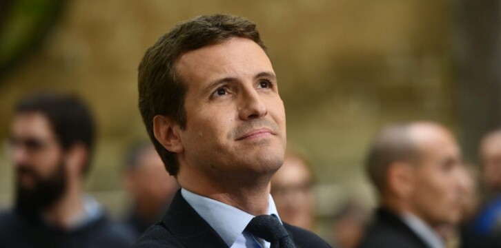 Pablo Casado en Pamplona