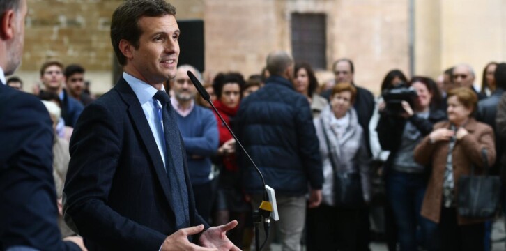 Pablo Casado en Pamplona