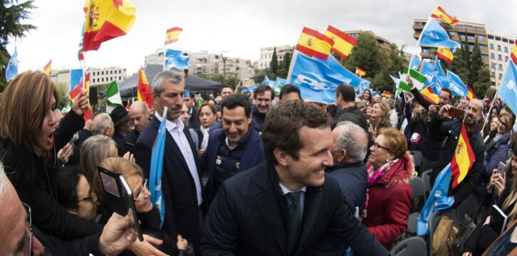 Pablo Casado en Granada