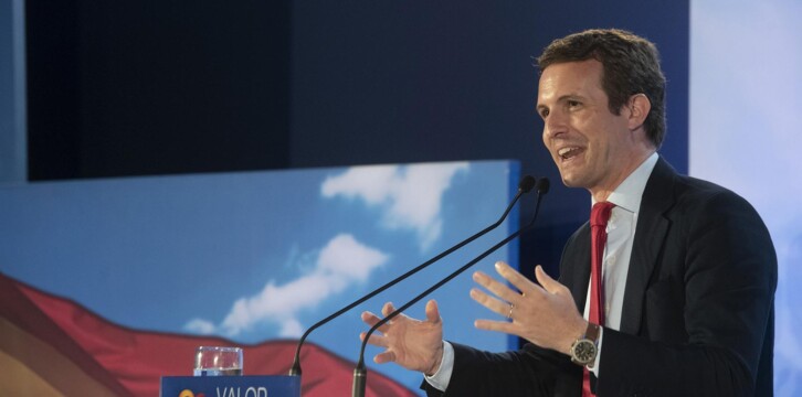 Pablo Casado en Barcelona