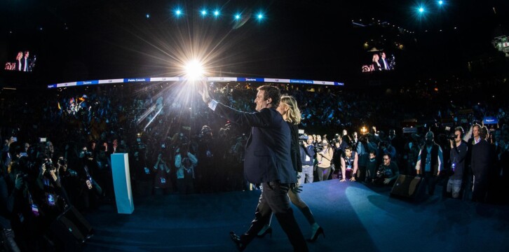 Pablo Casado cierre de campaña en Madrid