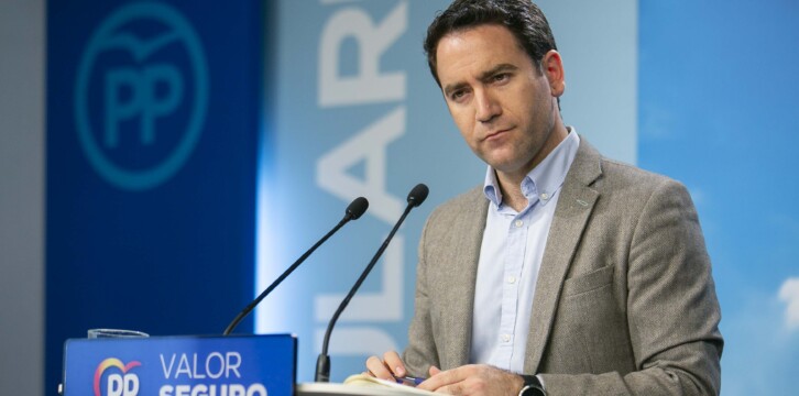 Teodoro García Egea rueda de prensa