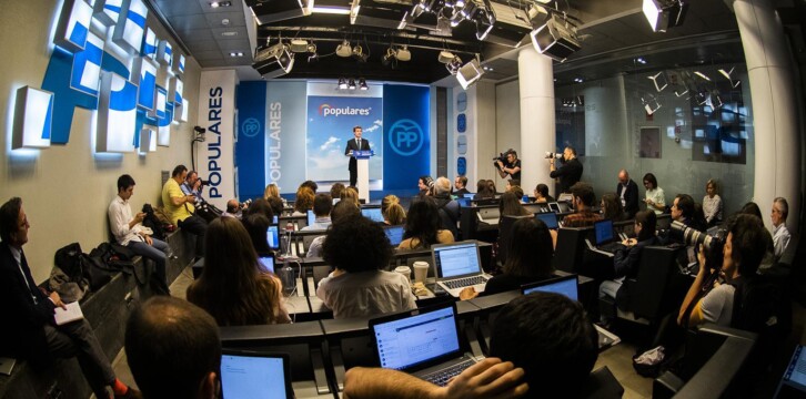 Pablo Casado en rueda de prensa Valoración Resultados Electorales