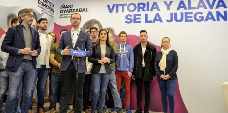 Javier Maroto en Vitoria