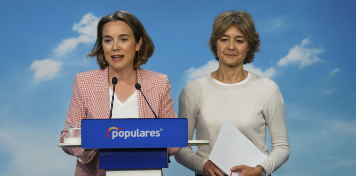 Rueda de prensa Cuca Gamarra e Isabel García Tejerina