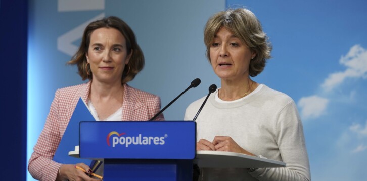 Rueda de prensa Cuca Gamarra e Isabel García Tejerina