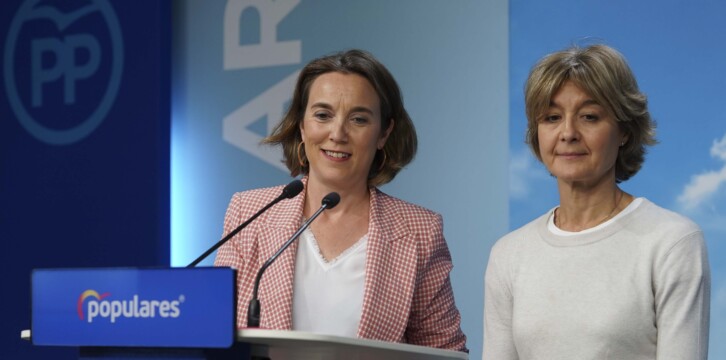 Rueda de prensa Cuca Gamarra e Isabel García Tejerina