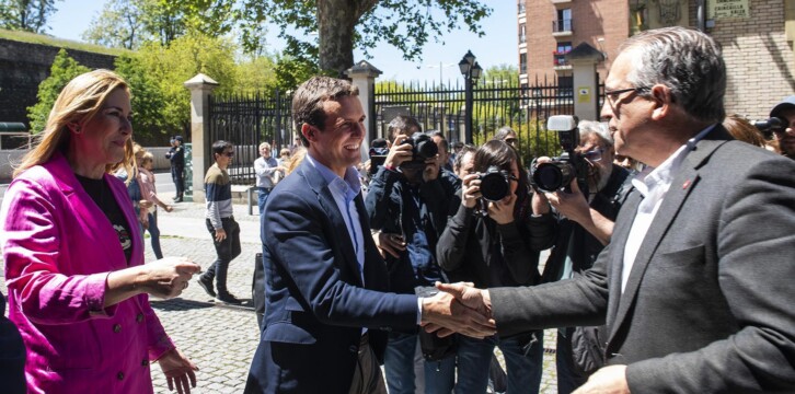 Pablo Casado en Pamplona