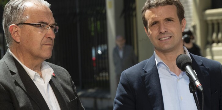 Pablo Casado en Pamplona